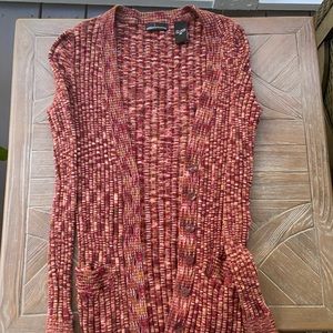XS burgundy Cardigan